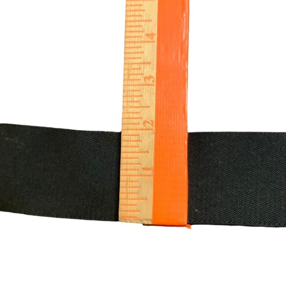 Vtg Elastic Waist Belt With Ornate Gold-Tone Scroll Floral Buckle - Picture 7 of 7